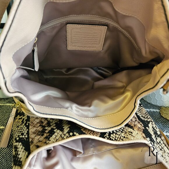 Coach Madison Phoebe Shoulder Bag β Python Snakeskin  #31502 - Picture 13 of 16